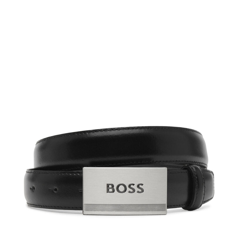 Колан BOSS J51741 D Черен цвят на ниска цена