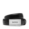 Колан BOSS J51741 S Черен цвят на ниска цена