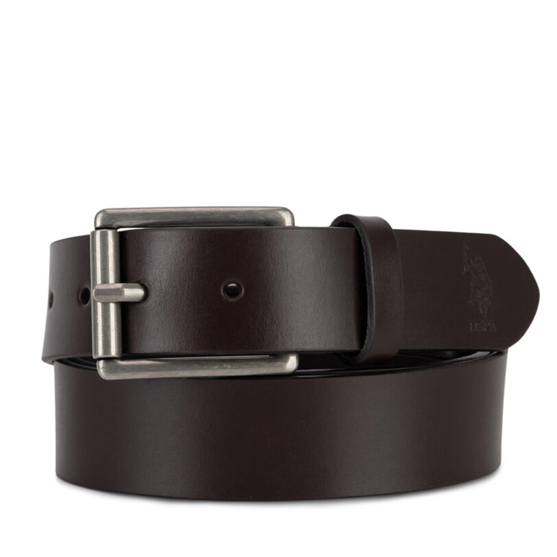 Колан U.S. Polo Assn. AIUXT2315MHA Кафяв цвят на ниска цена