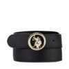 Колан U.S. Polo Assn. AIUXT2336WVP Кафяв цвят на ниска цена