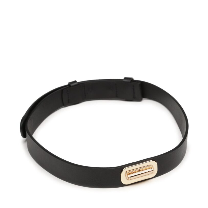 Колан в талията Tommy Hilfiger Turnlock 2.5 AW0AW14723 Черен цвят на ниска цена