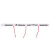 Колан-чантичка за спортуване Compressport Race Belt CU00013B Бял цвят на ниска цена