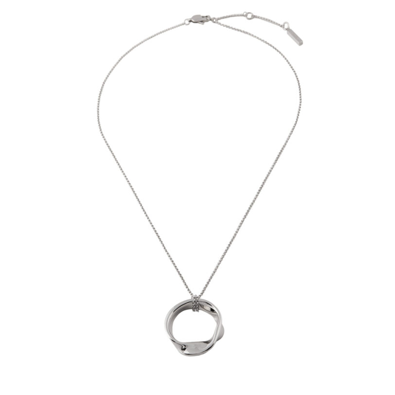 Колие Calvin Klein 35000525 Сребрист цвят на ниска цена