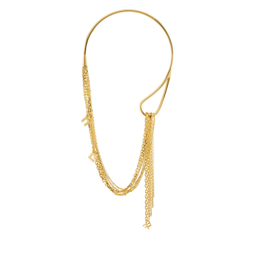 Колие Elisabetta Franchi CO-03B-52E2-V380 Златист цвят на ниска цена