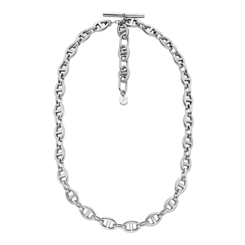 Колие Fossil Heritage D-Link JA7242040 Сребрист цвят на ниска цена