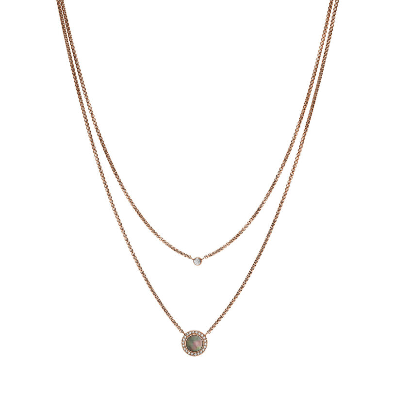 Колие Fossil Val JF02953791 Златист цвят на ниска цена