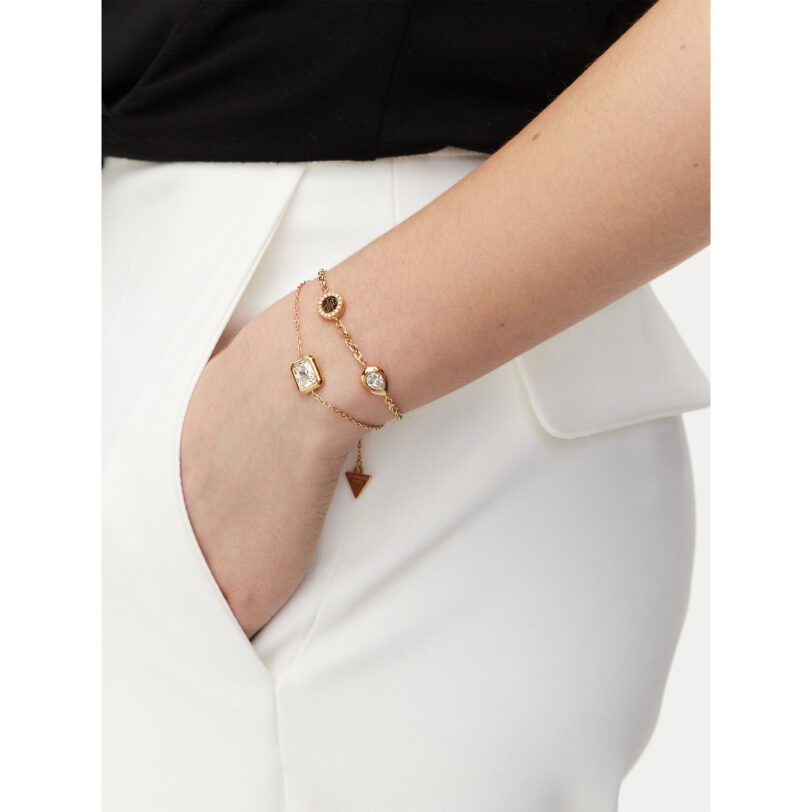 Колие Guess JUBB05 237JW Златист цвят на ниска цена