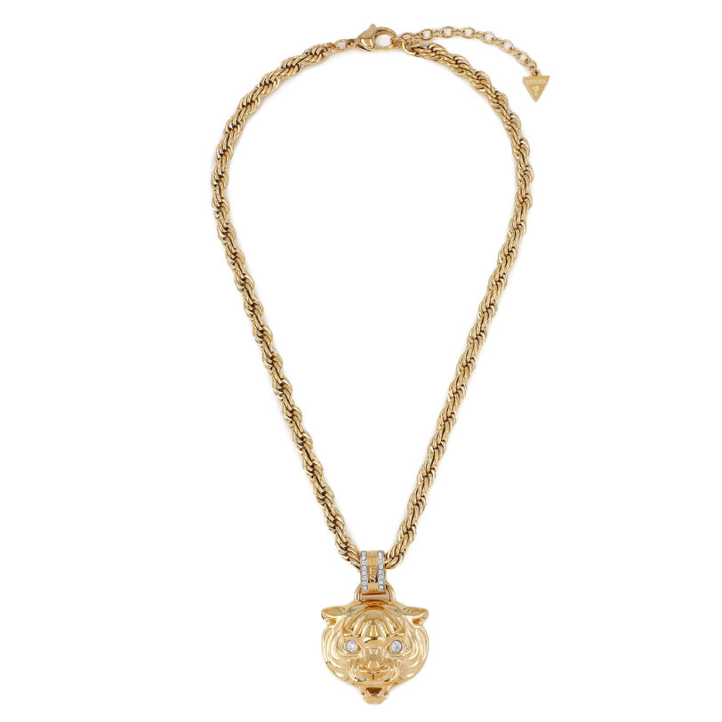 Колие Guess JUBN01 355JW Златист цвят на ниска цена