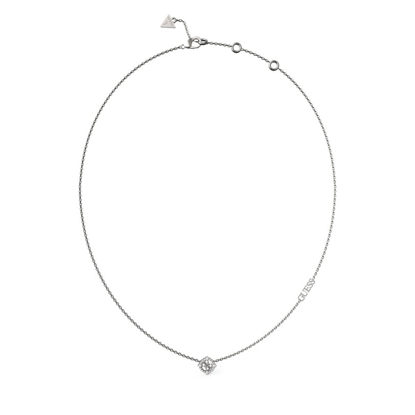 Колие Guess JUBN0464 3JW Сребрист цвят на ниска цена
