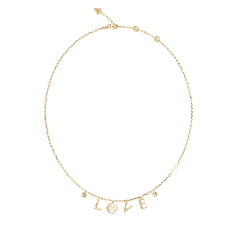 Колие Guess JUBN05 032JW Златист цвят на ниска цена