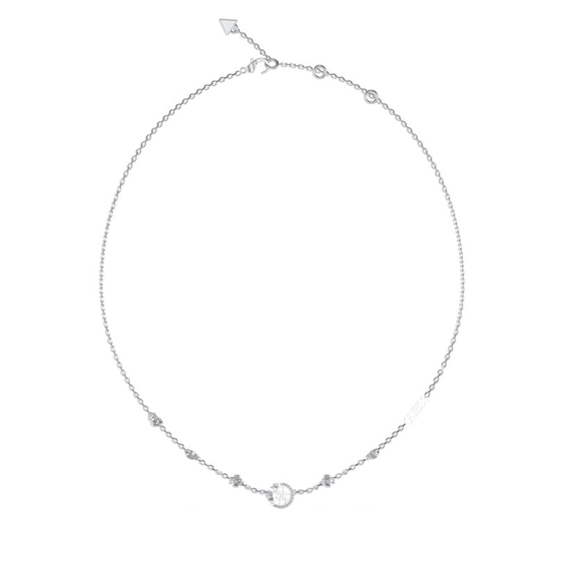 Колие Guess JUBN05 038JW Сребрист цвят на ниска цена