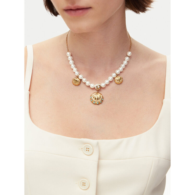 Колие Guess JUBN05 125JW Златист цвят на ниска цена