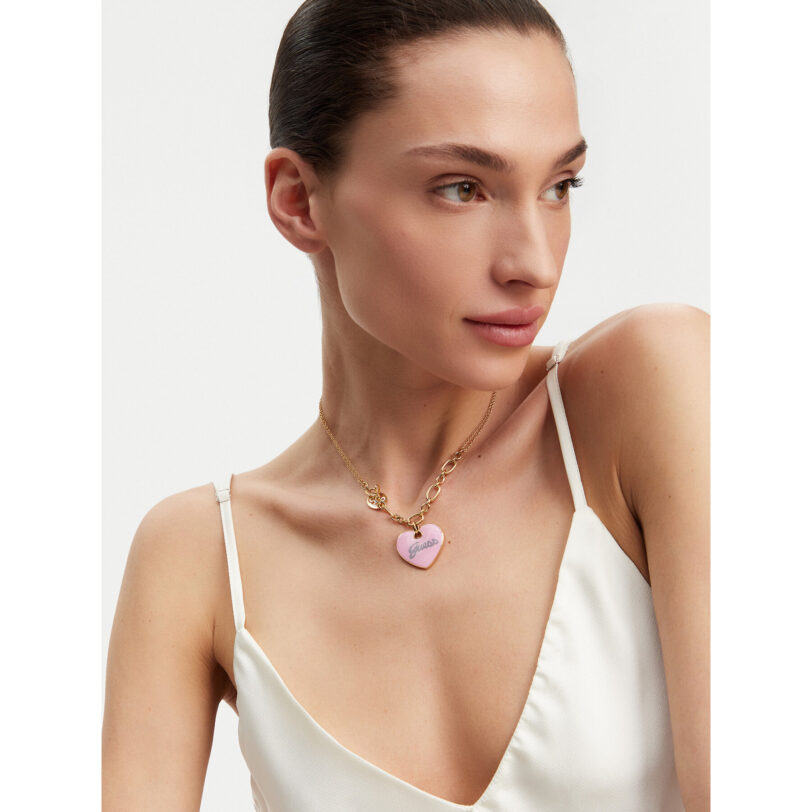 Колие Guess JUBN05 148JW Златист цвят на ниска цена