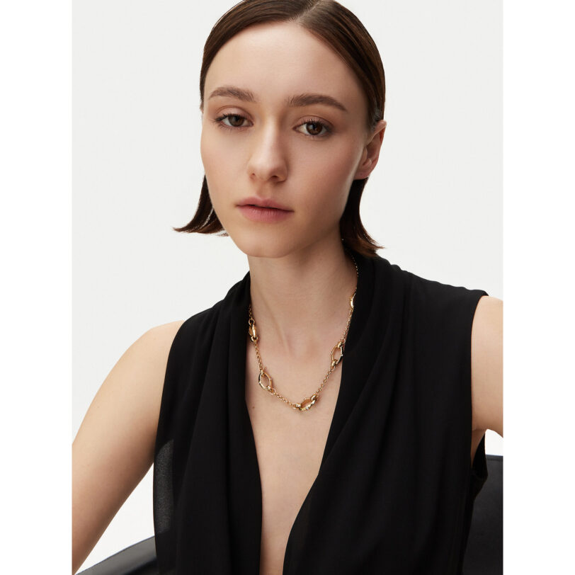 Колие Guess JUBN05 167JW Златист цвят на ниска цена