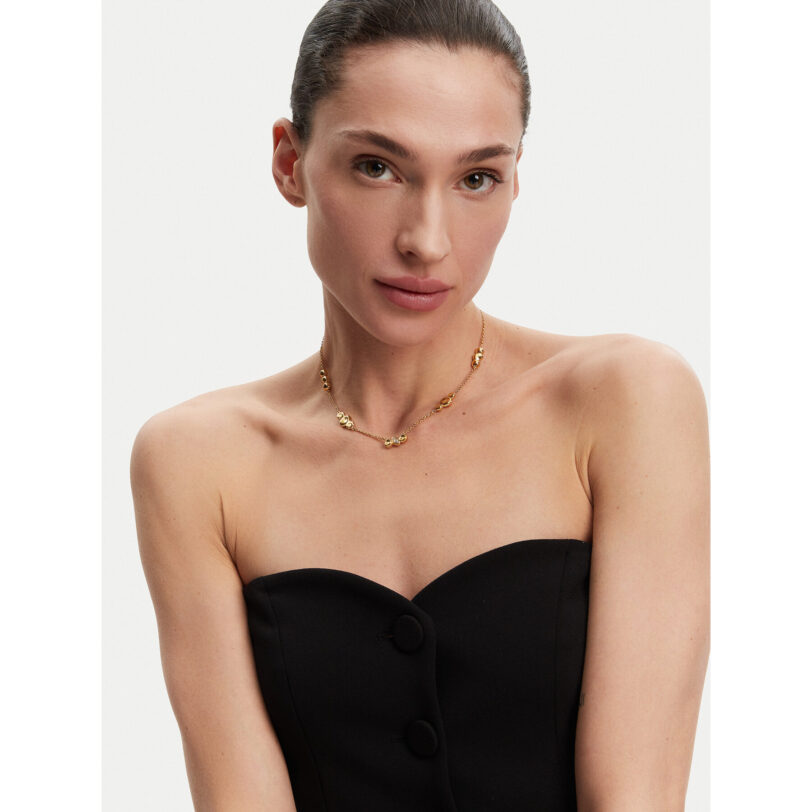 Колие Guess JUBN05 182JW Златист цвят на ниска цена