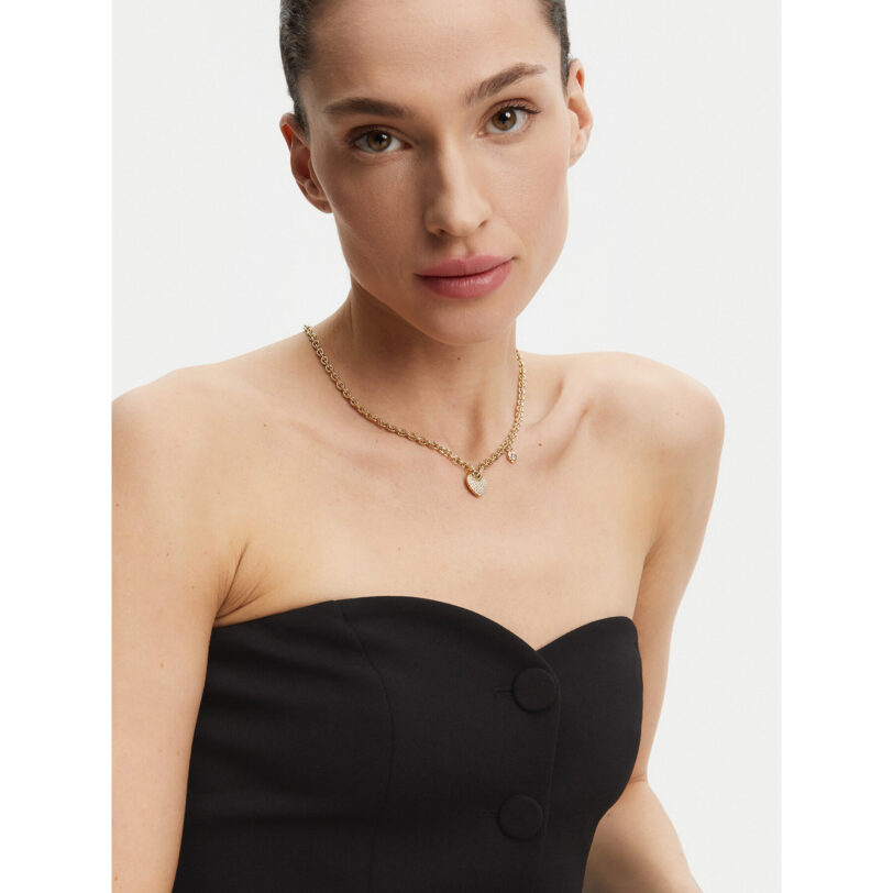 Колие Guess JUBN05 212JW Златист цвят на ниска цена