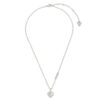 Колие Guess Lovely Guess JUBN03 035JW Сребърно родиево покритие цвят на ниска цена
