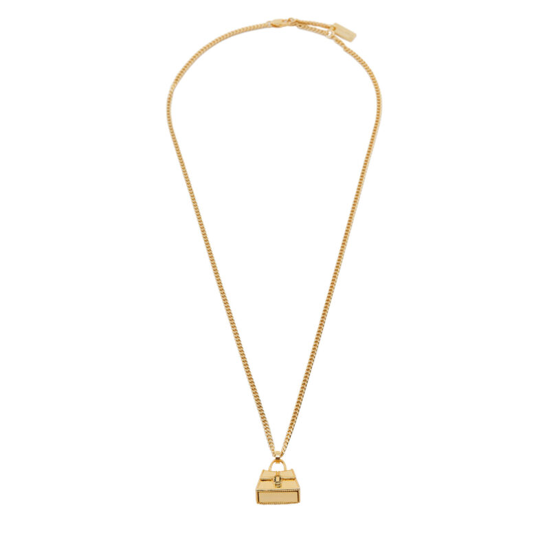 Колие Marc Jacobs The St. Marc Cuban-Link Chain Necklace 2F3JNC001J37 Златист цвят на ниска цена