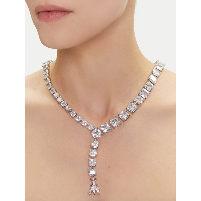 Колие Patrizia Pepe 8J1338/M032-W350 Сребрист цвят на ниска цена