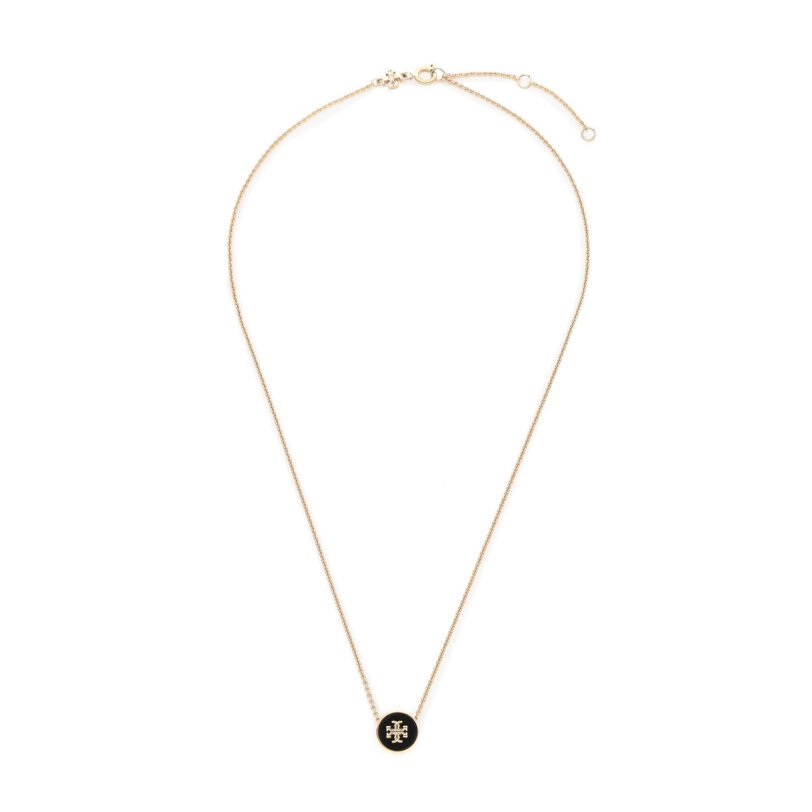 Колие Tory Burch Kira Enamel Pendant Necklace 90549 Златист цвят на ниска цена