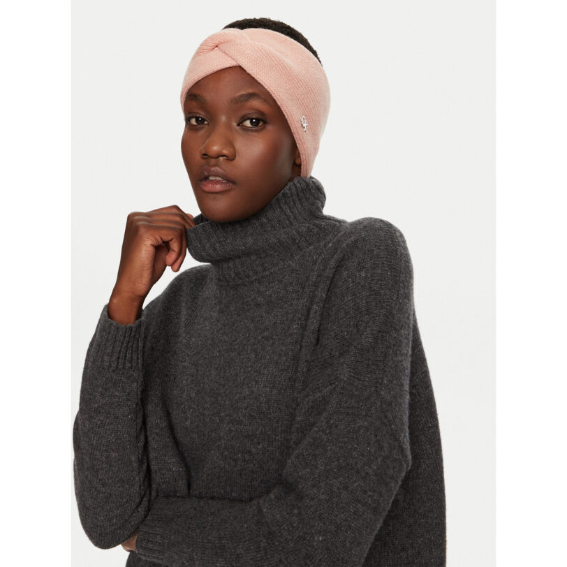 Компелкт шапка и лента за глава Calvin Klein K60K612622 Розов цвят на ниска цена