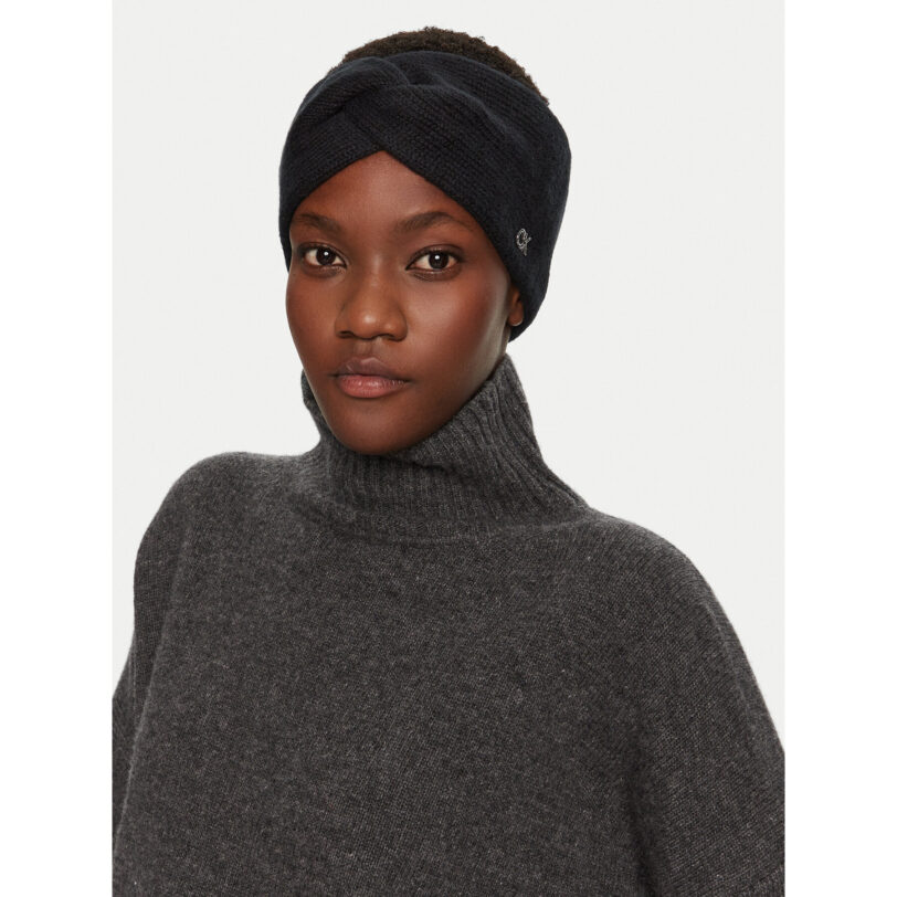 Компелкт шапка и лента за глава Calvin Klein K60K612622 Черен цвят на ниска цена