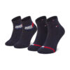 Комплект 2 чифта дълги чорапи детски Tommy Hilfiger 100002319 Тъмносин цвят на ниска цена
