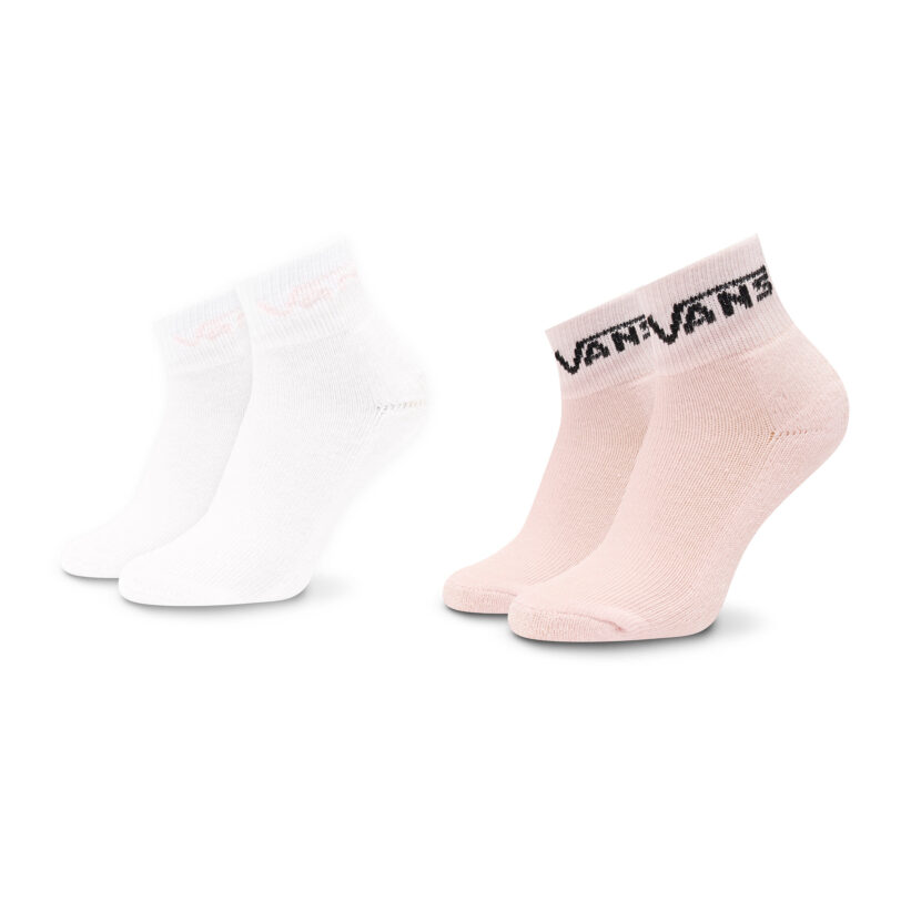 Комплект 2 чифта дълги чорапи детски Vans Drop V Classic VN0A7PTC Розов цвят на ниска цена