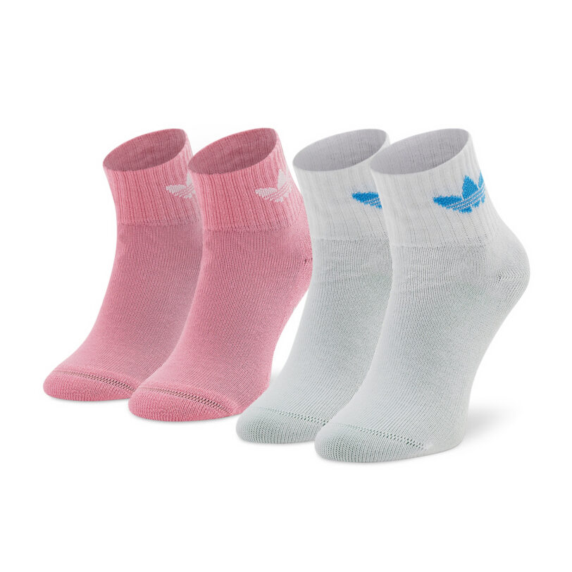 Комплект 2 чифта дълги чорапи детски adidas Anti-Slip HM1696 Цветен цвят на ниска цена