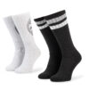 Комплект 2 чифта дълги чорапи мъжки Converse E744A-2020 Черен цвят на ниска цена