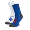 Комплект 2 чифта дълги чорапи мъжки Reebok R0418-SS24 (2-pack) Цветен цвят на ниска цена
