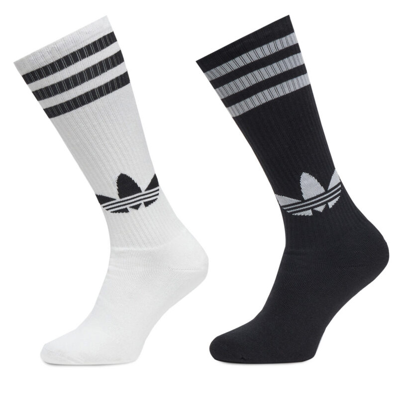 Комплект 2 чифта дълги чорапи мъжки adidas Knee JC8878 Бял цвят на ниска цена
