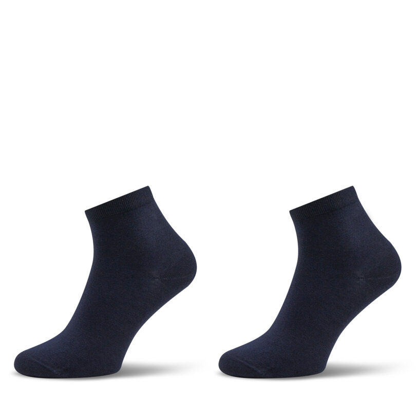 Комплект 2 чифта къси чорапи дамски Tommy Hilfiger Dobotex BV 373001001 Тъмносин цвят на ниска цена