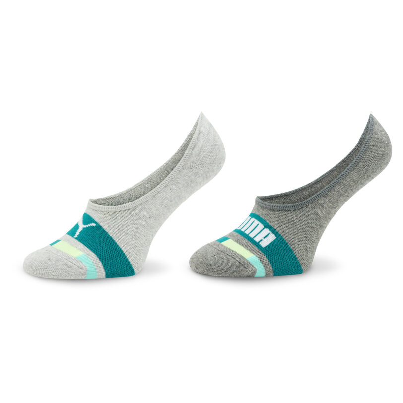 Комплект 2 чифта терлик детски Puma Kids Seasonal Footie 2P 938009 Сив цвят на ниска цена
