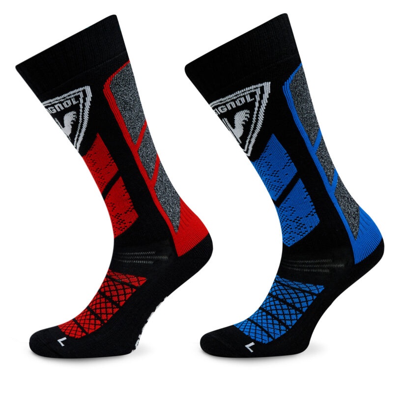 Комплект 2 чифта чорапи за ски Rossignol Thermotech 2P RLMMX04 Черен цвят на ниска цена