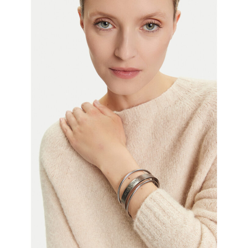 Комплект 3 гривни Patrizia Pepe 8J1740/M073-S741 Сребрист цвят на ниска цена