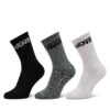 Комплект 3 чифта дълги чорапи дамски Vans Classic Crew Boys VN000XNQIZH Бял цвят на ниска цена