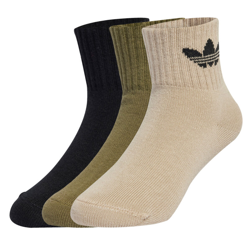 Комплект 3 чифта дълги чорапи детски adidas JW2934 Цветен цвят на ниска цена