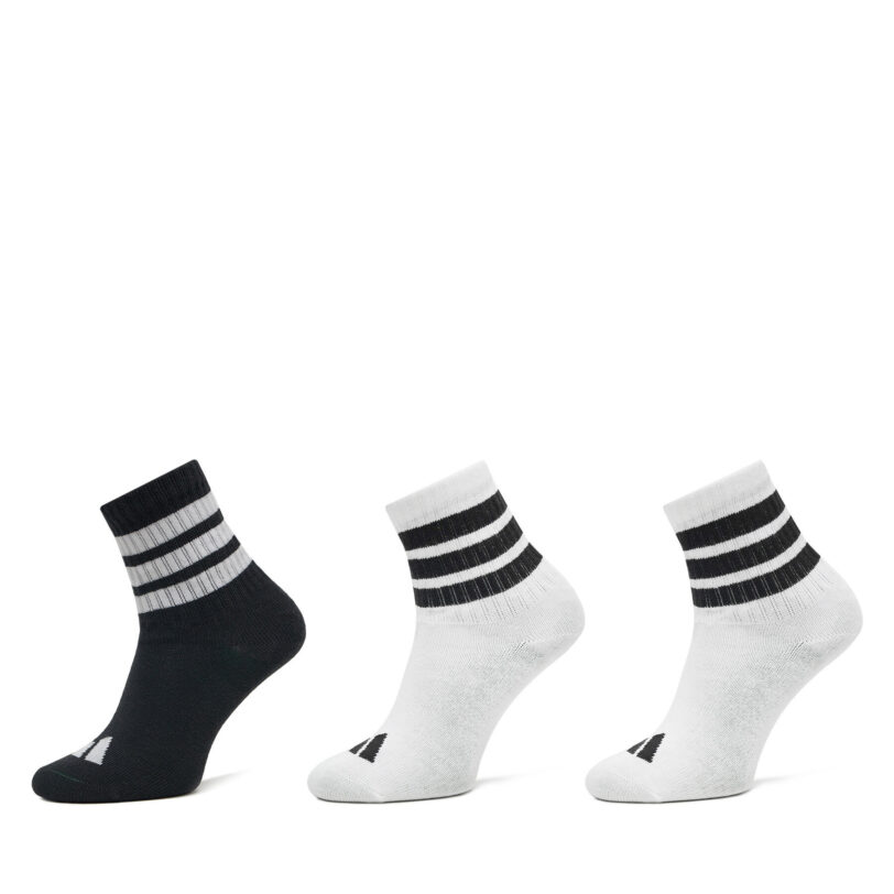 Комплект 3 чифта дълги чорапи детски adidas Lk Rib 3Pp So JD1349 Бял цвят на ниска цена
