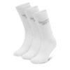 Комплект 3 чифта дълги чорапи мъжки Reebok R0367-SS24 (3-pack) Бял цвят на ниска цена
