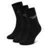 Комплект 3 чифта дълги чорапи мъжки Reebok R0367-SS24 (3-pack) Черен цвят на ниска цена