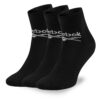 Комплект 3 чифта дълги чорапи мъжки Reebok R0429-SS24 (3-pack) Черен цвят на ниска цена