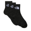 Комплект 3 чифта дълги чорапи мъжки The North Face NF0A882GJK31 Черен цвят на ниска цена