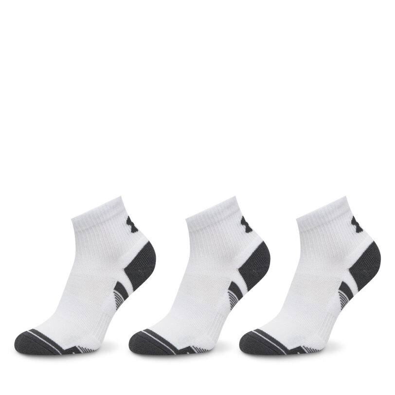 Комплект 3 чифта дълги чорапи мъжки Under Armour Performance Tech 1379510 Бял цвят на ниска цена