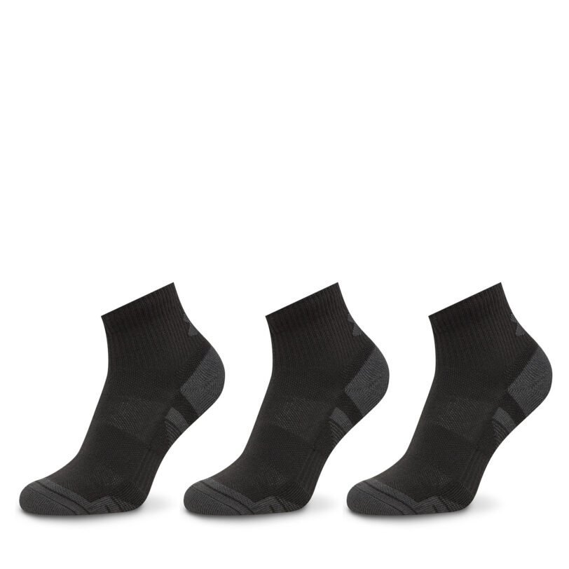 Комплект 3 чифта дълги чорапи мъжки Under Armour Performance Tech 1379510 Черен цвят на ниска цена