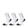 Комплект 3 чифта дълги чорапи мъжки Under Armour UA Perform Tech 3p Crew 1379515 Бял цвят на ниска цена