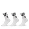 Комплект 3 чифта дълги чорапи мъжки adidas IJ0733 Бял цвят на ниска цена