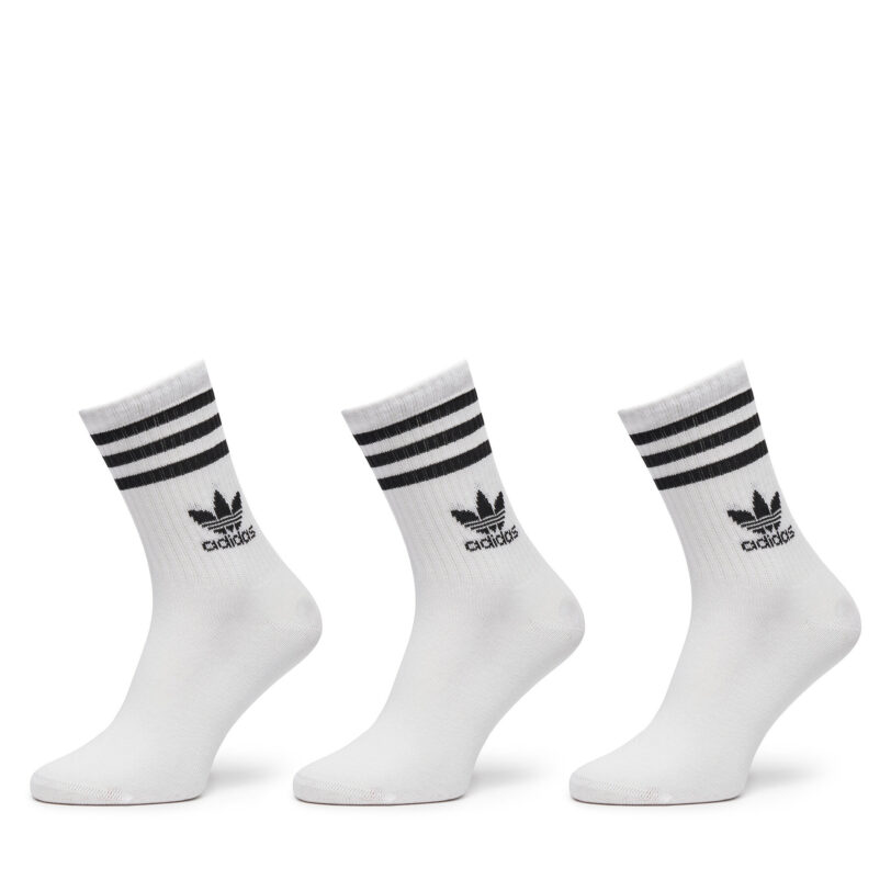 Комплект 3 чифта дълги чорапи мъжки adidas IJ0733 Бял цвят на ниска цена
