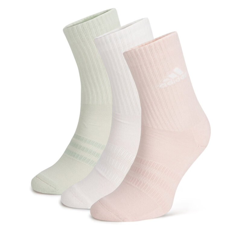 Комплект 3 чифта дълги чорапи мъжки adidas IZ0161 3-PACK Цветен цвят на ниска цена