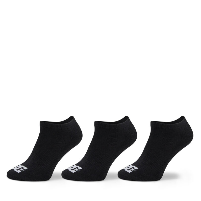 Комплект 3 чифта къси чорапи мъжки DC Spp Dc Ankle 3P ADYAA03187 Черен цвят на ниска цена